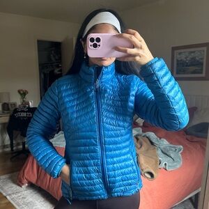 Women's Blue Puffer Jacket